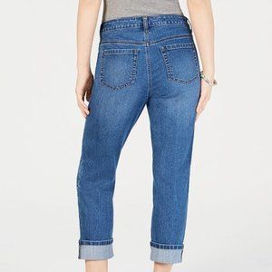 NWTS Style & Co Medium Wash Womens Curvy Capris Size 4(A1)